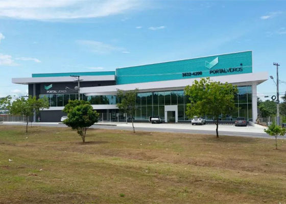 Qualität  Q355 Steel Frame Commercial Buildings Windproof Steel Structure Exhibition Hall usine