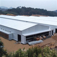 Stahlkonstruktions-Bauernhof-Geflügel-Schicht-vorfabriziertes Hühnerhaus Soems/ODM