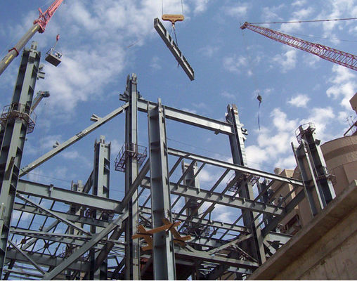 Q355B-Plattform-Stahlkonstruktion fertigte galvanisierte Stahlplattform ISO9001 besonders an