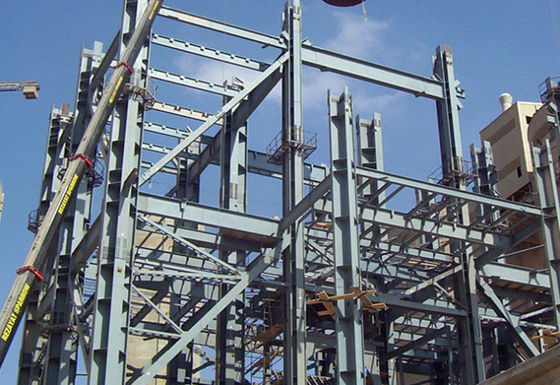 Q355B-Plattform-Stahlkonstruktion fertigte galvanisierte Stahlplattform ISO9001 besonders an