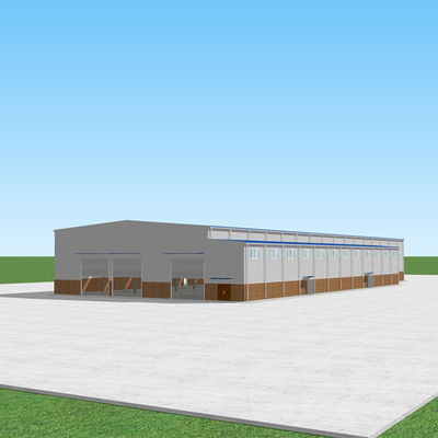 Vorfabrizierter Stahlkonstruktions-Werkstatt-Fabrik-Gebäude-Metallbau