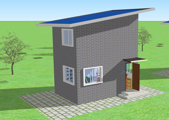 Vorfabriziertstahlkonstruktions-Landhaus-Duplex-galvanisierte leichtes Stahlrahmen-Haus