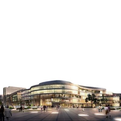 Stahlkonstruktions-Einkaufszentrum-Supermarkt-großer Umfang Q235 Q355