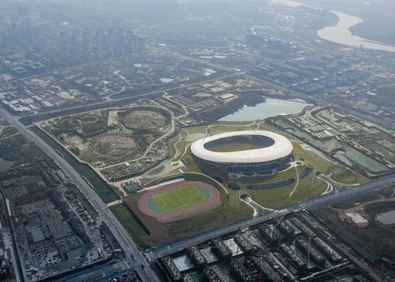 Q235B / Stahlkonstruktions-Stadions-Bau-Fertighaus-Baustahl Q355B