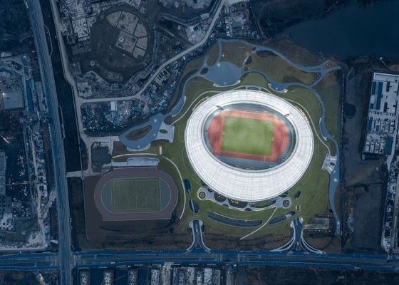Q235B / Stahlkonstruktions-Stadions-Bau-Fertighaus-Baustahl Q355B