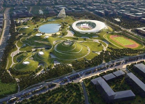 Q235B / Stahlkonstruktions-Stadions-Bau-Fertighaus-Baustahl Q355B