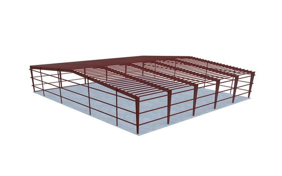 Vorfabrizierter Lager-Stahlkonstruktions-Hochbau leichtes Q355B