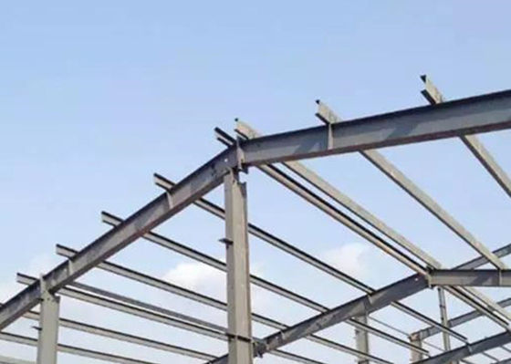 54m*20m fabrizierten Stahlwerkstatt-Bau-Fertigstahlrahmen-Haus GB vor