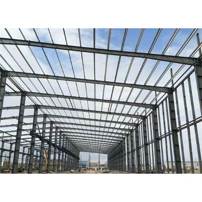 Q355B-Stahlkonstruktion für Lager-Werkstatt-Gebäude-Speicher feuerfest