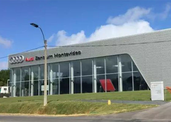 Industrielle Handelsstahlrahmen-Gebäude-windundurchlässige vorfabriziertausstellung Hall
