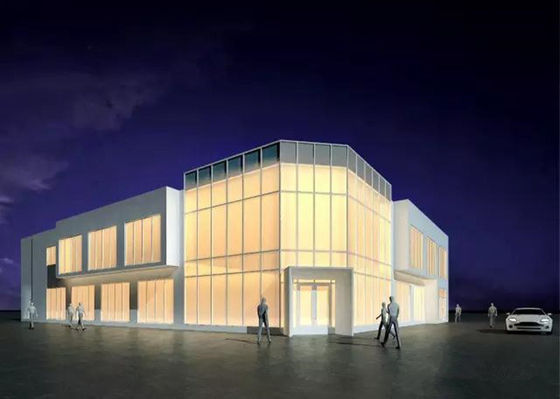 Galvanisierte GB Handelsstahlrahmen-Gebäude Stahlkonstruktions-Ausstellung Hall