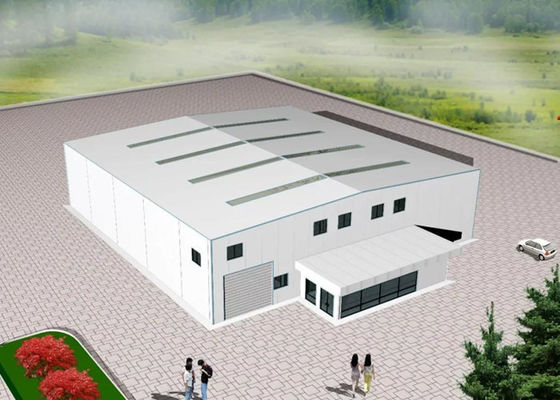 Industrie-Stahlkonstruktions-Hangar-Rahmen-Fertigstahlherstellungs-Werkstatt