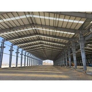 Kundengebundener errichtender Hallen-leichter Metallwerkstatt-Garagen-Beben-Stahlbeweis
