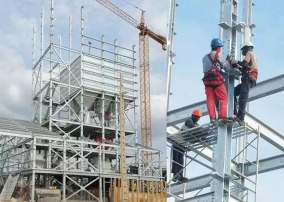 Galvanisiertes Stahlkonstruktions-Werkstatt-Stahlrahmen-Fertighaus industrielles GB