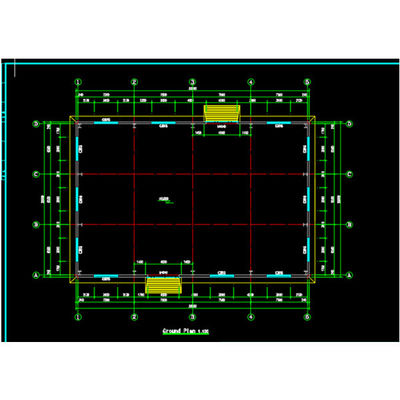 30m*20m Fertighaus-Stahlkonstruktions-Lager-Industrie-Rahmen-Gebäude