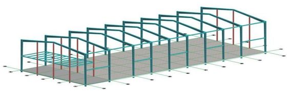 Kundengebundenes Aluminium-/Stahlkonstruktions-Lager PVCs Windows mit C-/Zabschnitt Purlin