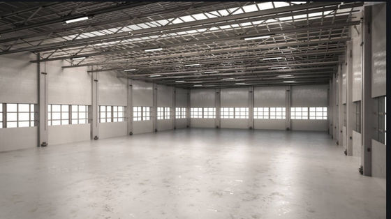 Kommerzieller vorfabrizierter Bürogebäude-Leichtgewichtler-Stahlportalrahmen Q355B