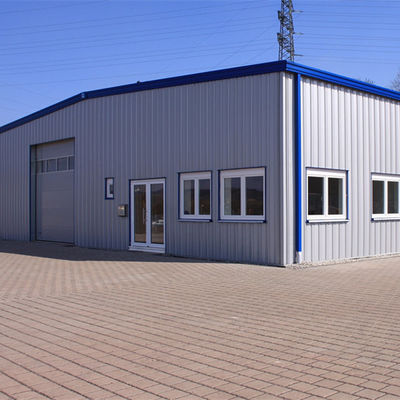 Heißes Bad-galvanisierter Stahlwerkstatt-Bau mit Dach-und Wand