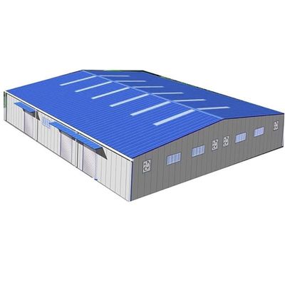 Vorfabriziertes Lager mit Sandwich-Platte/Stahlblech-Wand-Rollen-Fensterladen/Schwingen/Schiebetüren