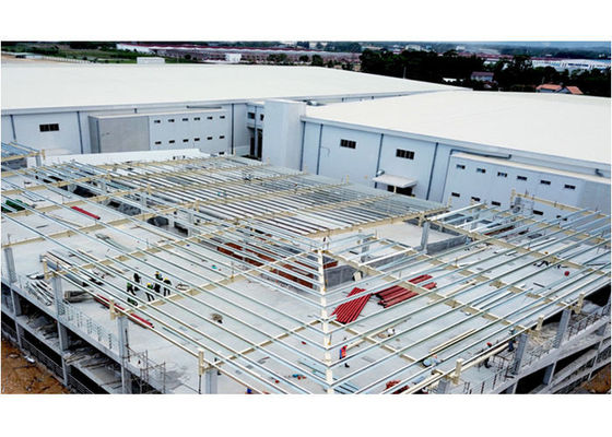 Q355 / Q235 Stahlkonstruktion Fabrik Garagenrahmen Fertigbautenbau