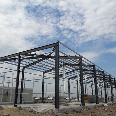 Vorgefertigtes Metallgebäude Stahlbau Werkstatt Portalrahmenbau