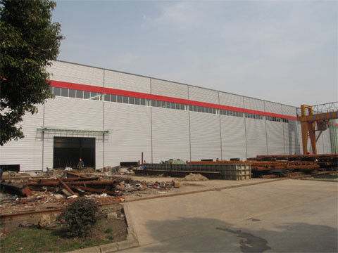 Industrielle Stahlkonstruktion Lagerhausrahmen Bauwerk