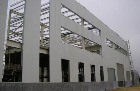 Geschweißtes H-Abschnitt Stahlrahmen Lagerhaus für Aluminiumfenster und Türen