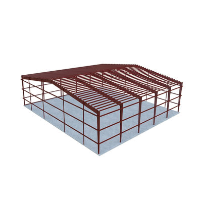Fabrikation Design Gebäude Fertigwerkstatt Stahlkonstruktion Lagerhaus