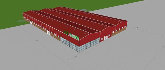 Stahlkonstruktion Lagerhaus Baumaterial für gewerbliche und landwirtschaftliche Gebäude