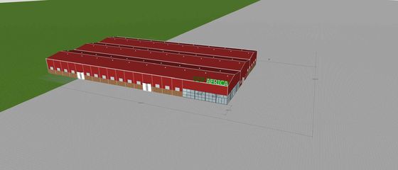 Stahlkonstruktion Lagerhaus Baumaterial für gewerbliche und landwirtschaftliche Gebäude