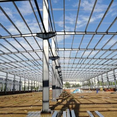 Leicht zu montieren Großspann Stahlkonstruktion Gebäude Fertigwerk Metalllager