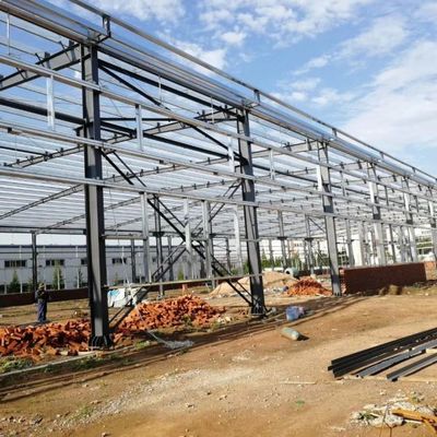 Leicht zu montieren Großspann Stahlkonstruktion Gebäude Fertigwerk Metalllager