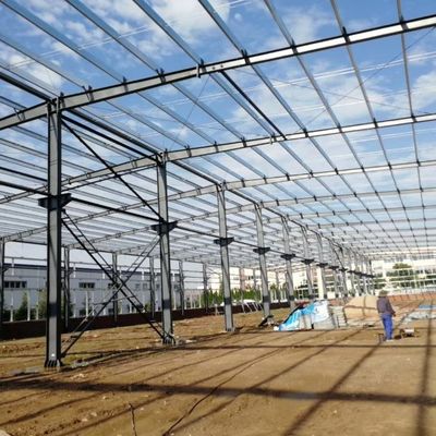 Leicht zu montieren Großspann Stahlkonstruktion Gebäude Fertigwerk Metalllager