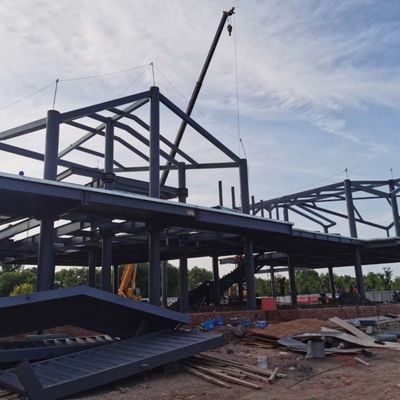 Stahlrahmekonstruktion Fertigbau Metallbau Stahlkonstruktion Schuppen