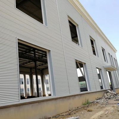 Modernes Design Leichtmetallgebäude Vorgefertigte Stahlkonstruktion Werkstatt
