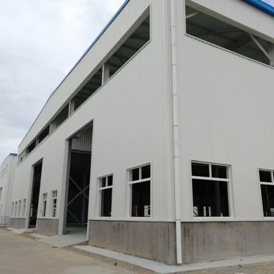 Modernes Design Leichtmetallgebäude Vorgefertigte Stahlkonstruktion Werkstatt