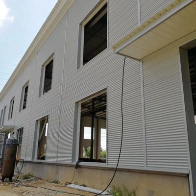 Modernes Design Leichtmetallgebäude Vorgefertigte Stahlkonstruktion Werkstatt