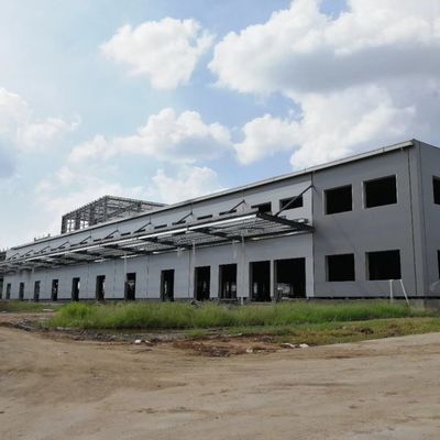 Leichte Stahlkonstruktion Lagerhaus Vorgefertigtes Industrie-Schuppen-Design