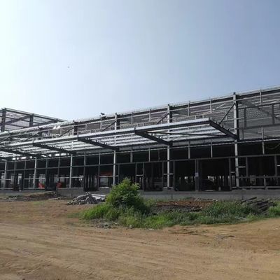 Leichte Stahlkonstruktion Lagerhaus Vorgefertigtes Industrie-Schuppen-Design