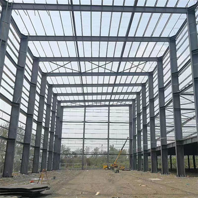 Hot Dip Galvanized Steel Workshop Bau mit Dachwandplatte