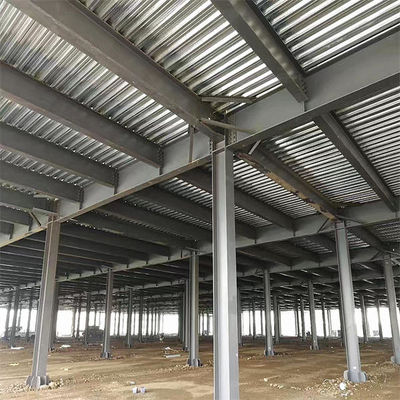 Hot Dip Galvanized Steel Workshop Bau mit Dachwandplatte