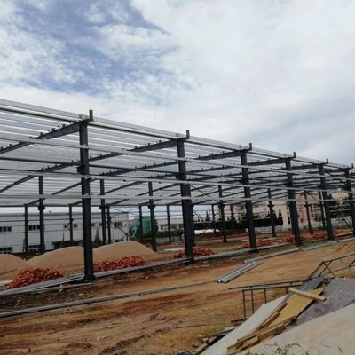 Werkstatt für vorgefertigte Stahlkonstruktionen mit großer Spannweite für Industrie / Fabrik
