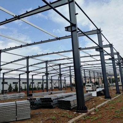 Werkstatt für vorgefertigte Stahlkonstruktionen mit großer Spannweite für Industrie / Fabrik