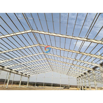 Einfache Installation Stahlkonstruktion Lager für Industriebau mit Aluminiumfenstern