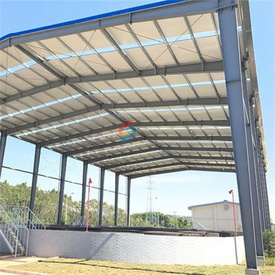 Einfache Installation Stahlkonstruktion Lager für Industriebau mit Aluminiumfenstern