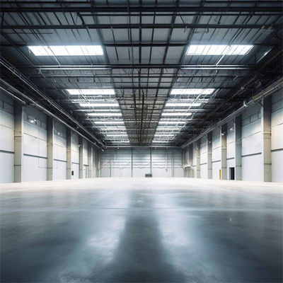 Eine Stahlkonstruktionswerkstatt, die unter Verwendung von Q355/Q235 Materialien aus China errichtet wurde.