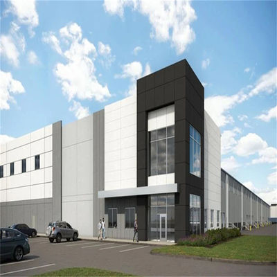 Bürogebäude aus Aluminiumfenstern mit Bodendeckbeton für städtische Geschäftsanlagen und Bürokomplexe