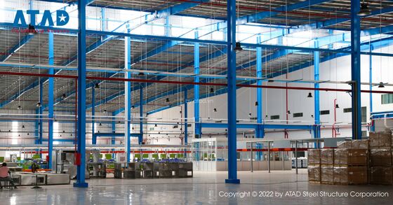 Fortgeschrittene Werkstatt für Verarbeitung und Herstellung von Stahlkonstruktionen