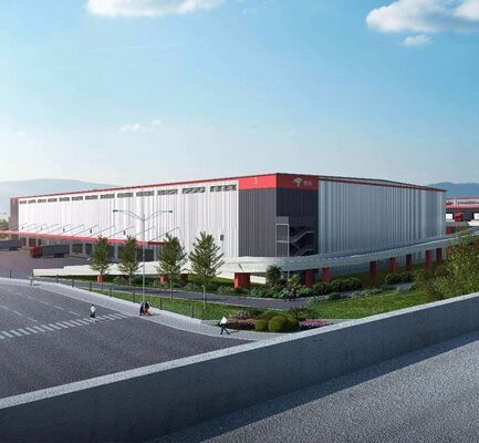 Q355/ Q235 Werkstatt für Stahlkonstruktionen mit Decoiling-Verarbeitung