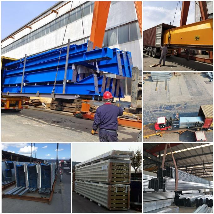 Stahlkonstruktions-Werkstatt-Industrie, die h-Art Spalten-C Purlin errichtet 4